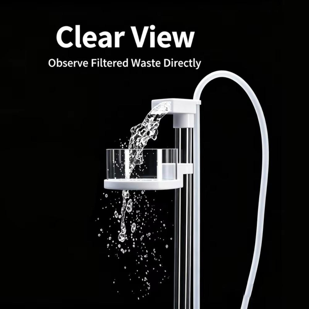 Detachable Aquarium Fish Waste Collector Oxygen Aeration Aquarium Skimmer For Aquarium