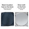 Foldable Car Window Sunshade Cover Car Front Windshield Sunscreen Visor with Storage Pouch UV Rays Protection