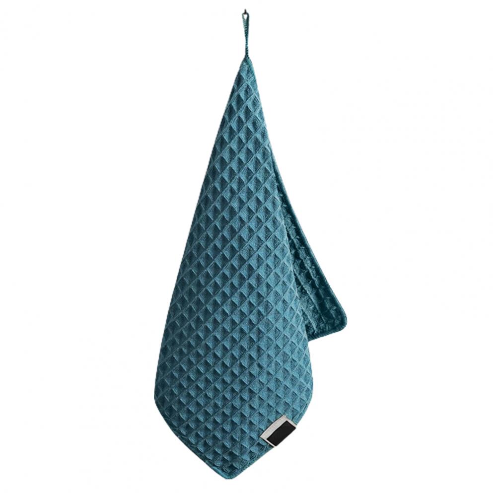 Lanyard Design Cloth Waffle Rag Quick-drying Soft Waffle Rag Towel Set for Home Kitchen Absorbent Dish Cloth Hand for Dinner