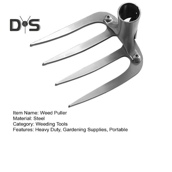 Ogrodnictwo Wyrywacz chwastów Czterozębne grabie Stalowe o dużej wytrzymałości Ogród na zewnątrz Trawnik Gospodarstwo Rozluźnianie gleby Usuwanie chwastów Wyrywanie korzeni Narzędzia ręczne