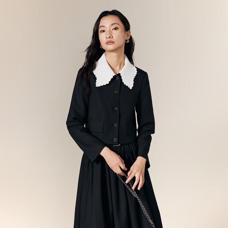 

Женская осенняя укороченная куртка Gejin с лацканами XL