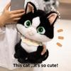 Devon Rex Bib Cat Animal Plush Toy Cartoon Stuffed Dolls Decoration Gift Kids