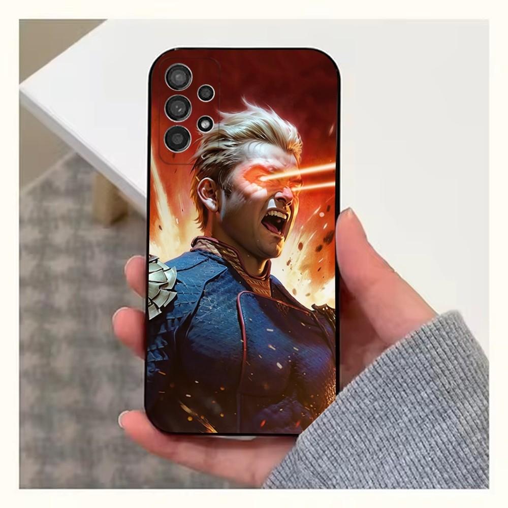 H-Homelander T-The Boys Phone Case For Samsung S25,S24,S23,S22,S20,S21,S10,Ultra,Plus,Lite,FE,Soft Silicone Black Cover