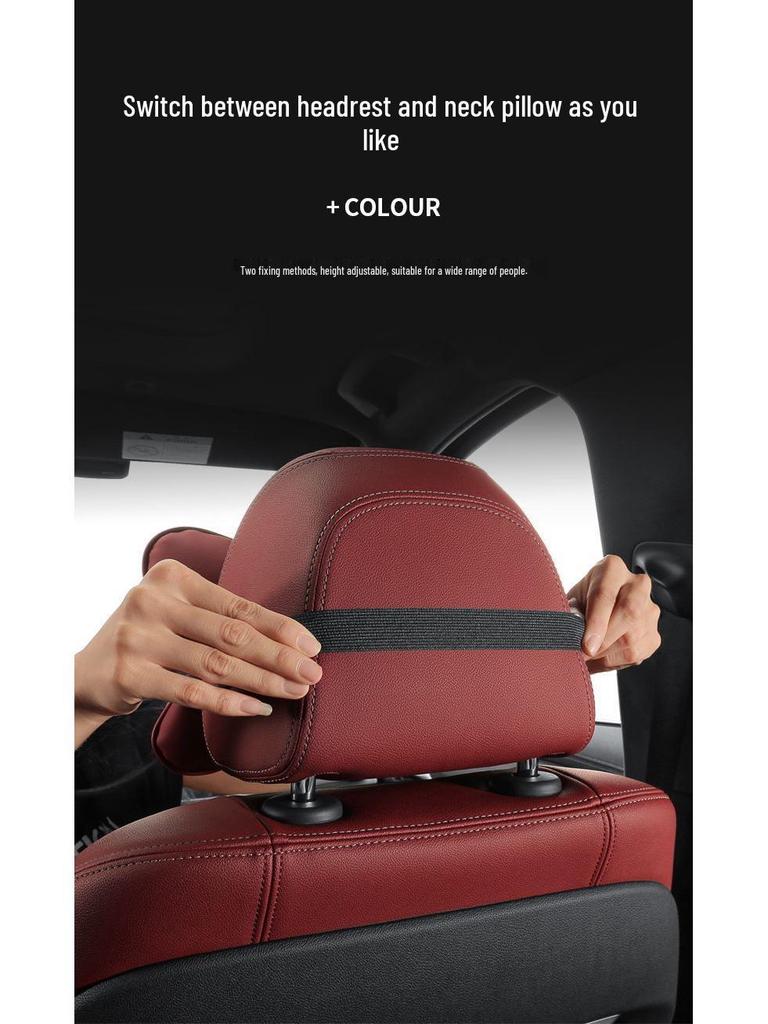 SWM Car Seat Headrest & Lumbar Support for SWM Models G05/X7/X3X2 - Iron Man Neck Guard