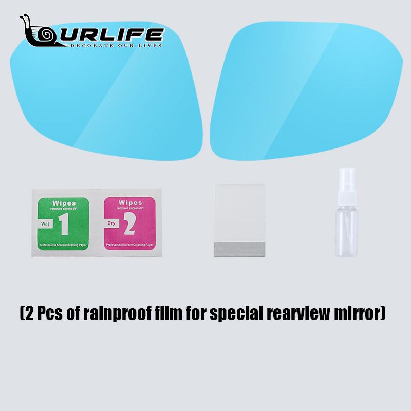 

Полный обзор автомобиля, зеркало, водонепроницаемая, непромокаемая, противотуманная наклейка, прозрачная пленка для Mitsubishi Outlander 2016- 2PCS