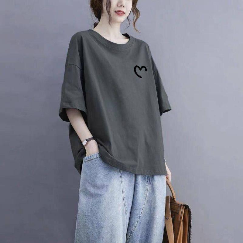 150kg Plus Size Summer 2026 Maternity Tops 115kg Short-Sleeve Pure Cotton Women's T-Shirt New Style Half-Sleeve
