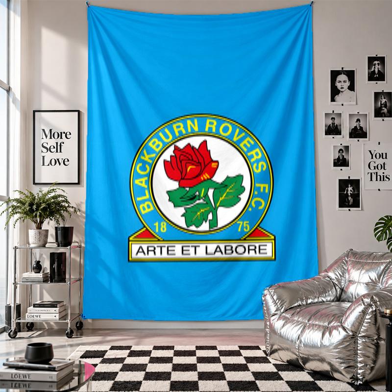 Wall TapestryBlackburn Rovers Art Hanging Cloth Decorative Background Cover for Room Decoration