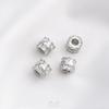 14K Gold-Plated Zircon Spacer Beads for DIY Jewelry