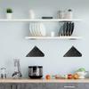 Right Triangle Corner Supports Invisible Furniture Fasteners for Beds/Cabinets/Shelves, Hidden Wall Brackets  Floating Shelves
