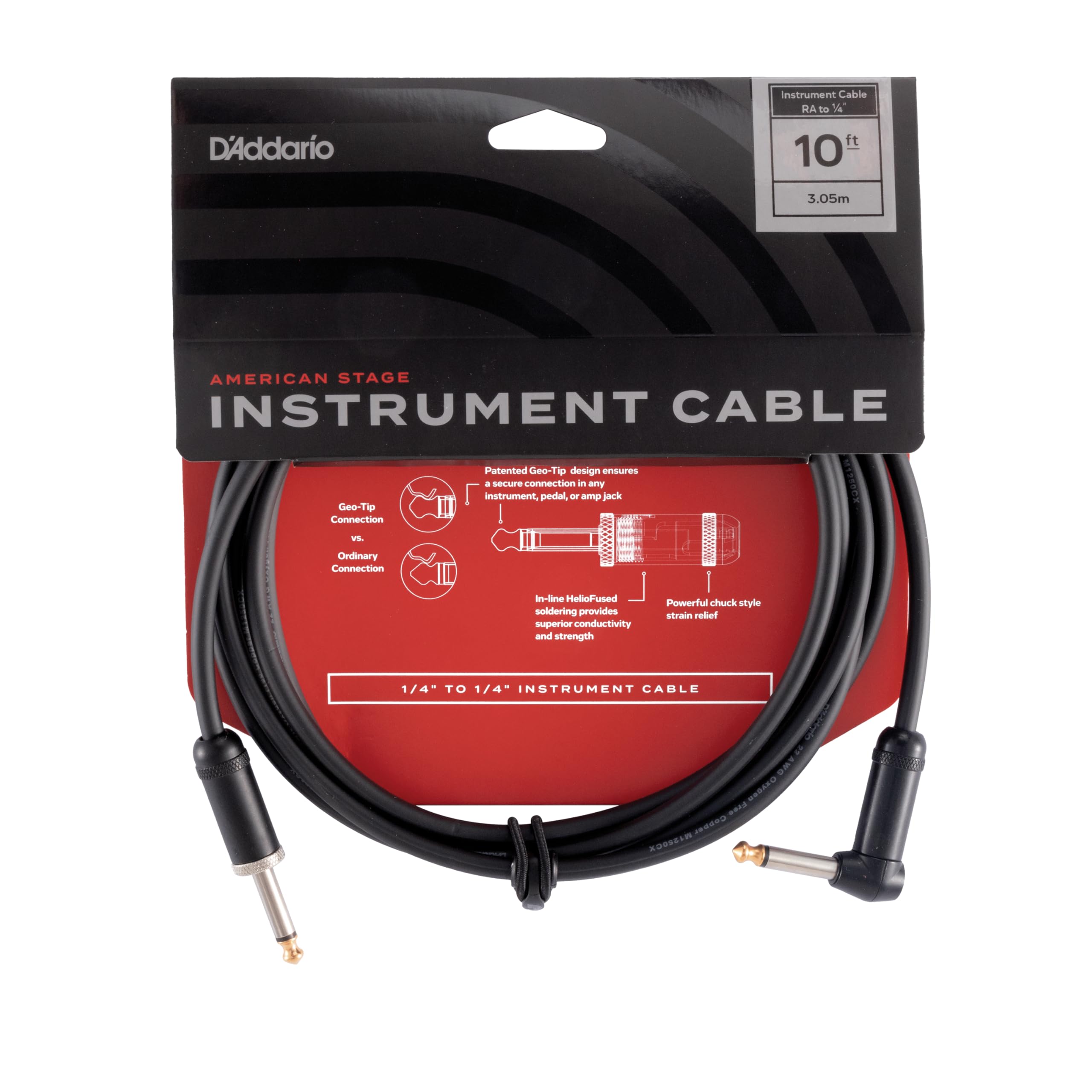 

Экранированный кабель American Stage Instrument Cable D Addario (Гитарный щит) PW-AMSGRA-10 (3м SL) []