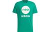 Neo T Shirts Men's Green Crew Neck Moderate Straight Fit HM9562