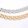 Light luxury metal texture heavy industry geometric splicing sticker neck collar necklace personality fashion temperament casual woman