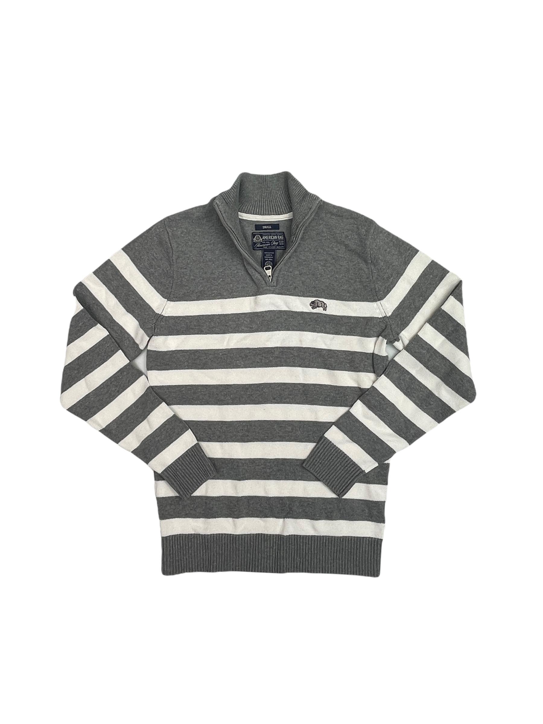

Men s sweater blouse striped sleeve AMERICAN RAG S - Used