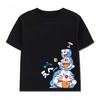 Potdemiel Summer New Doraemon Children's T-Shirt, Comfortable and Breathable, Suitable for Boys and Girls