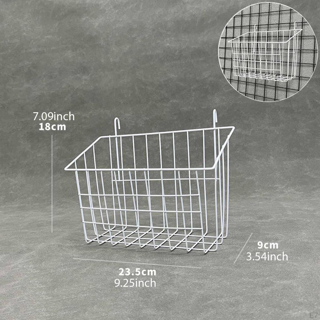 Metall Hängekorb Kosmetik Organizer Küchenraster mit Haken für Büro