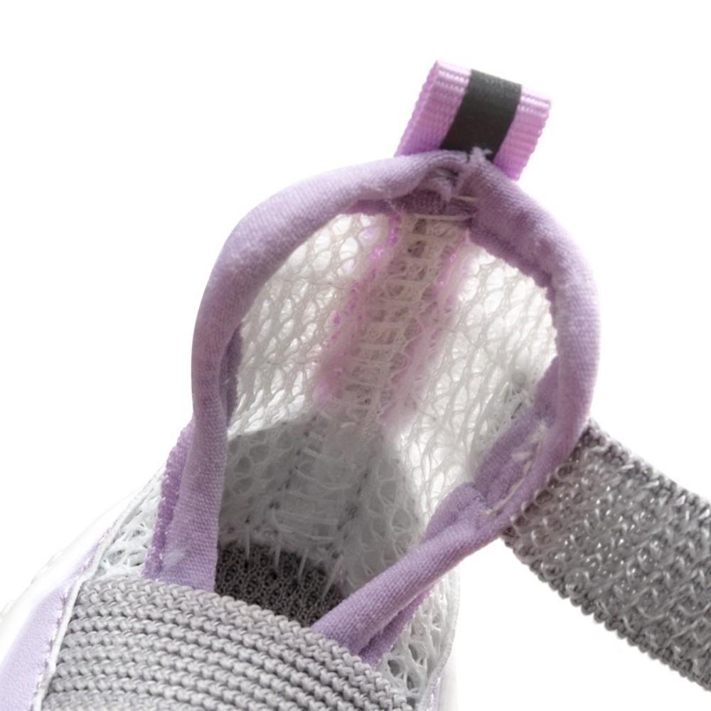 4PCS/SET Comfortable Pet Sandals Adjustable Dog Mesh Shoes Anti Slip Dog Shoes  All Seasons