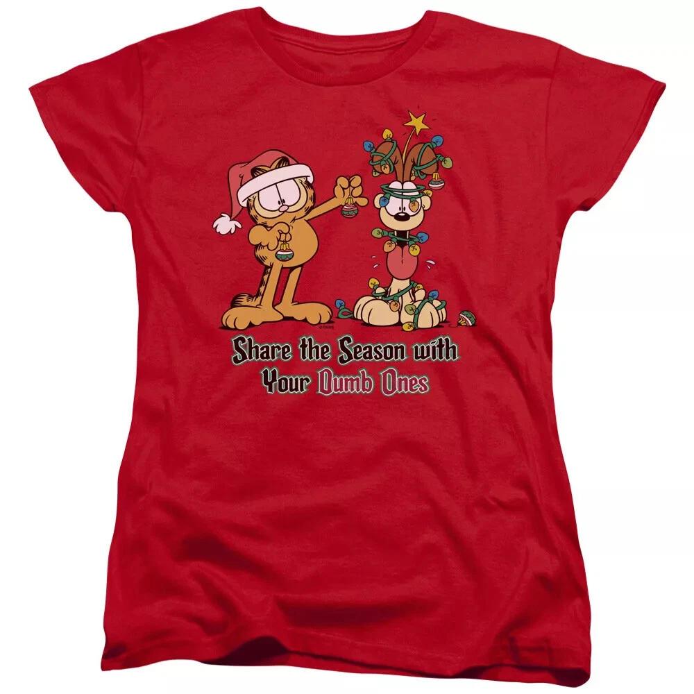 Garfield  Share The Season  Women s T-Shirt 3XL