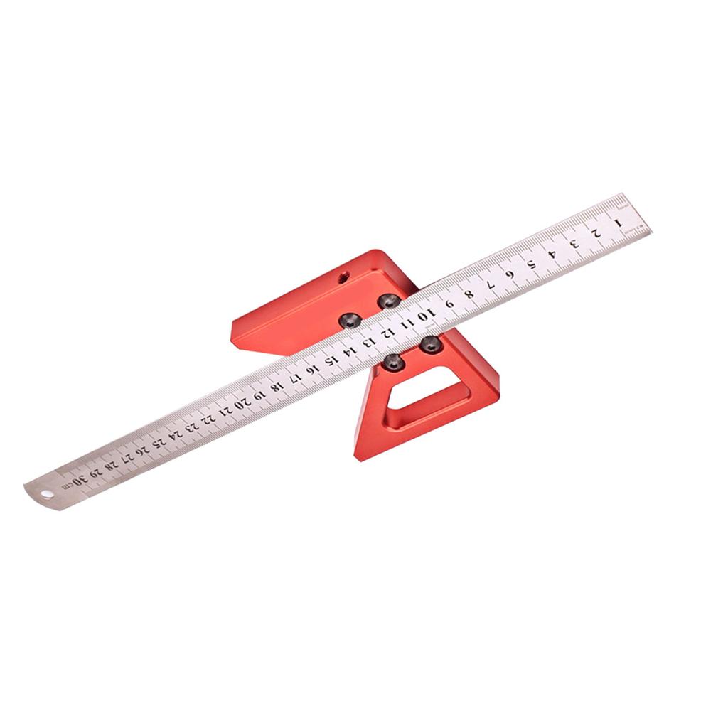 Circle Center Finder Tool 0.05mm Accuracy 300mm Range Clear Scales Center Scribe Gauge Woodworking