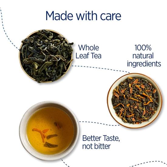 Chaayos Premium Gift Hampers for Diwali | Contains Ginger (Adrak) Tulsi Tea Leaves & Kulhad Cup | Premium Assam Tea Set | Luxury Gift Set