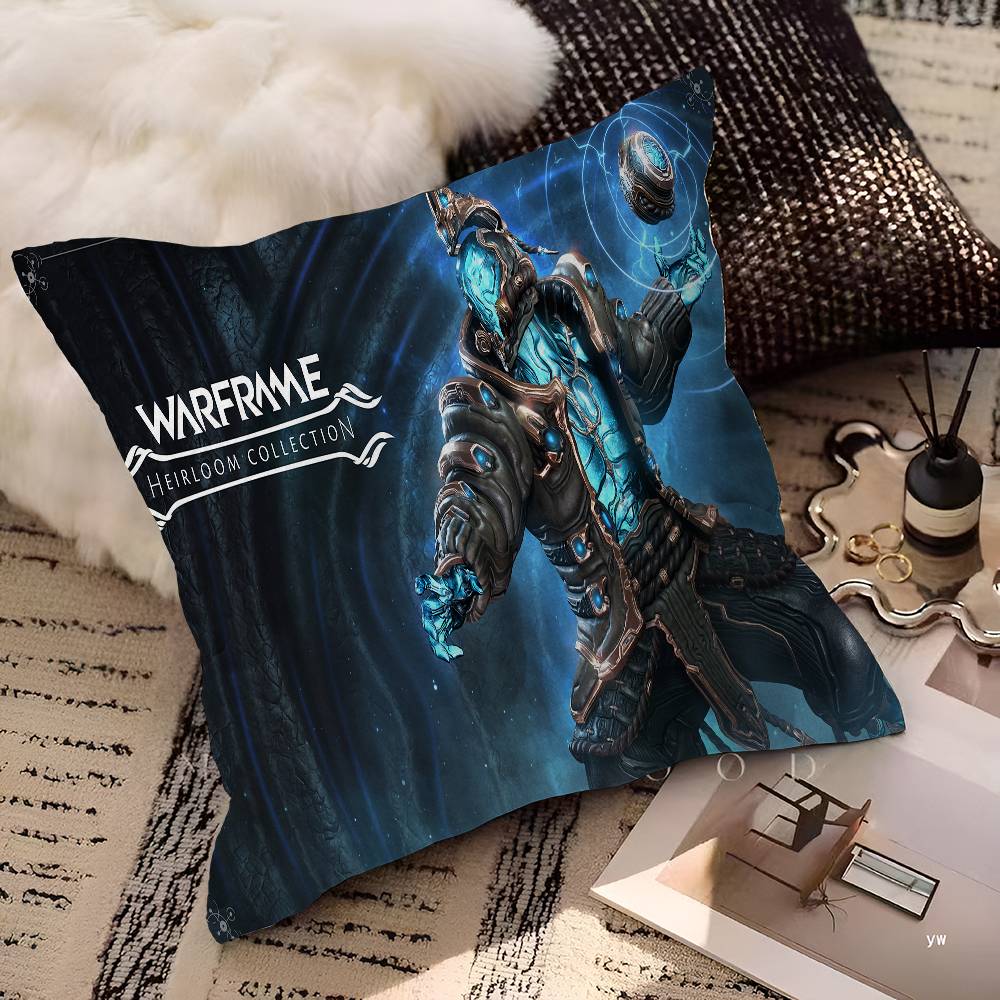 Warframes Gamer Pillow Gift Home Office Decoration Pillow Bedroom Sofa Car Cushion CoverPillow Case