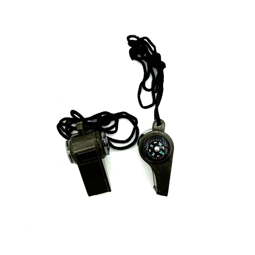 Multifunktionale Outdoor-Pfeife mit Kompass und Thermometer