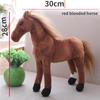30cm Simulation Horse Plush Toys Cute Stuffed Animal Zebra Doll Soft Realistic Horse Toy Kids Birthday Gift