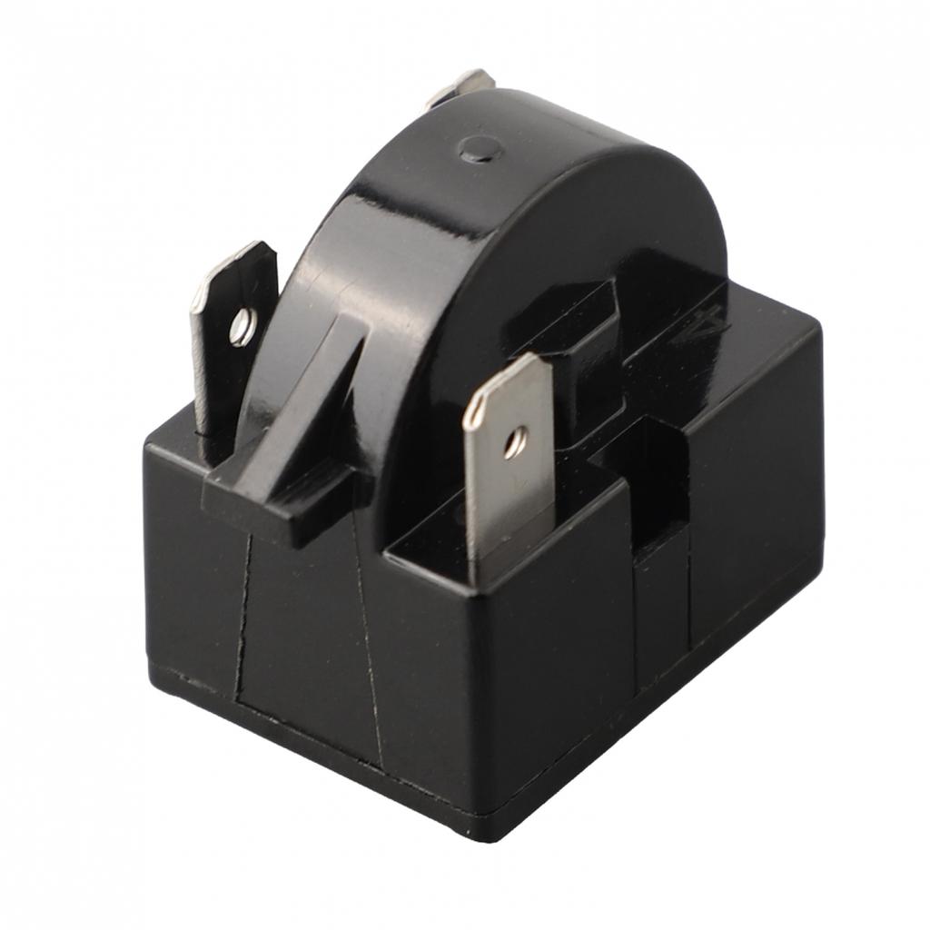 1/3Pins PTC Start Relay 1PC Black Efficient For Compressor