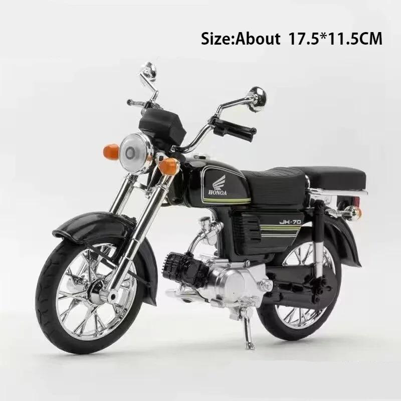 1:12 Suzuki GN125 Honda JH-70 Models Motorcycle Toys Alloy Diecast Car Shock Absorption with Light Miniature Motorbick Boy Gifts