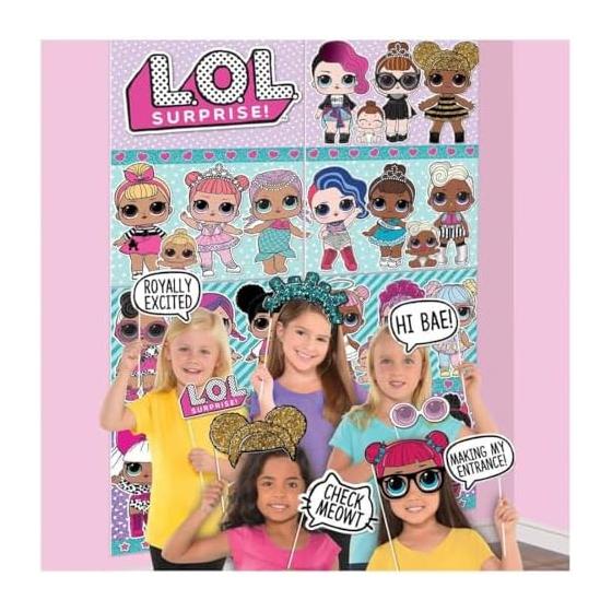 amscan - LOL Surprise Scene Setter Photo Prop Set