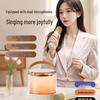 MZ31 Wireless Bluetooth Dual Microphone Speaker for Home KTV & Outdoor, Free Shipping