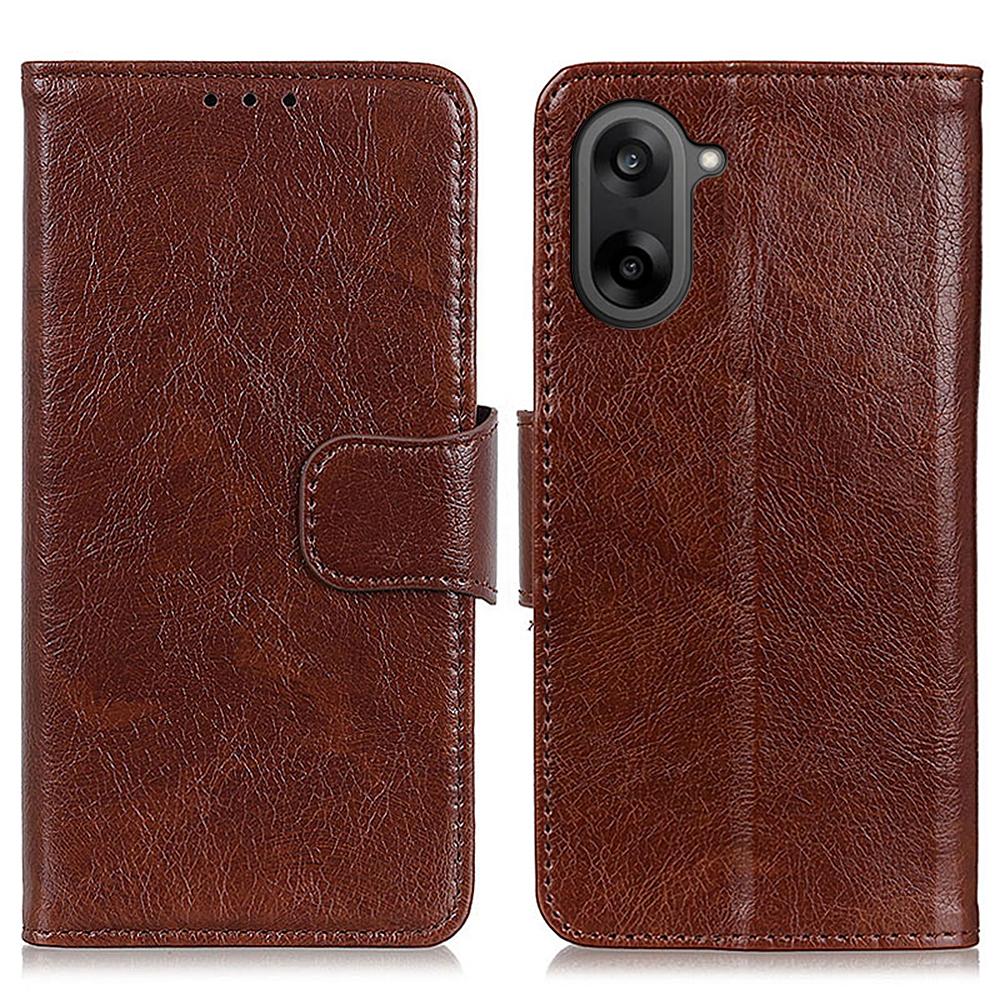 For OnePlus Nord CE5 5G Case Nappa Texture Split Leather Wallet Phone Cover