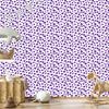 Heart Wallpaper White, Purple, Lavender and Light Gray 50x1000