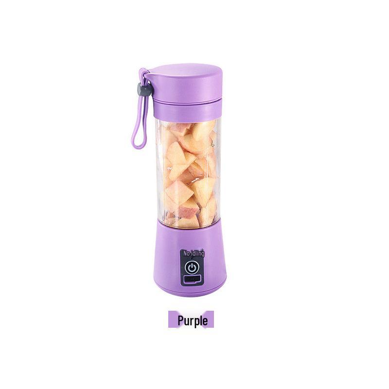 Portable USB Rechargeable Mini Electric Juicer Cup: Food-Grade Plastic, Outdoor-Friendly, Convenient for Fruit Juices