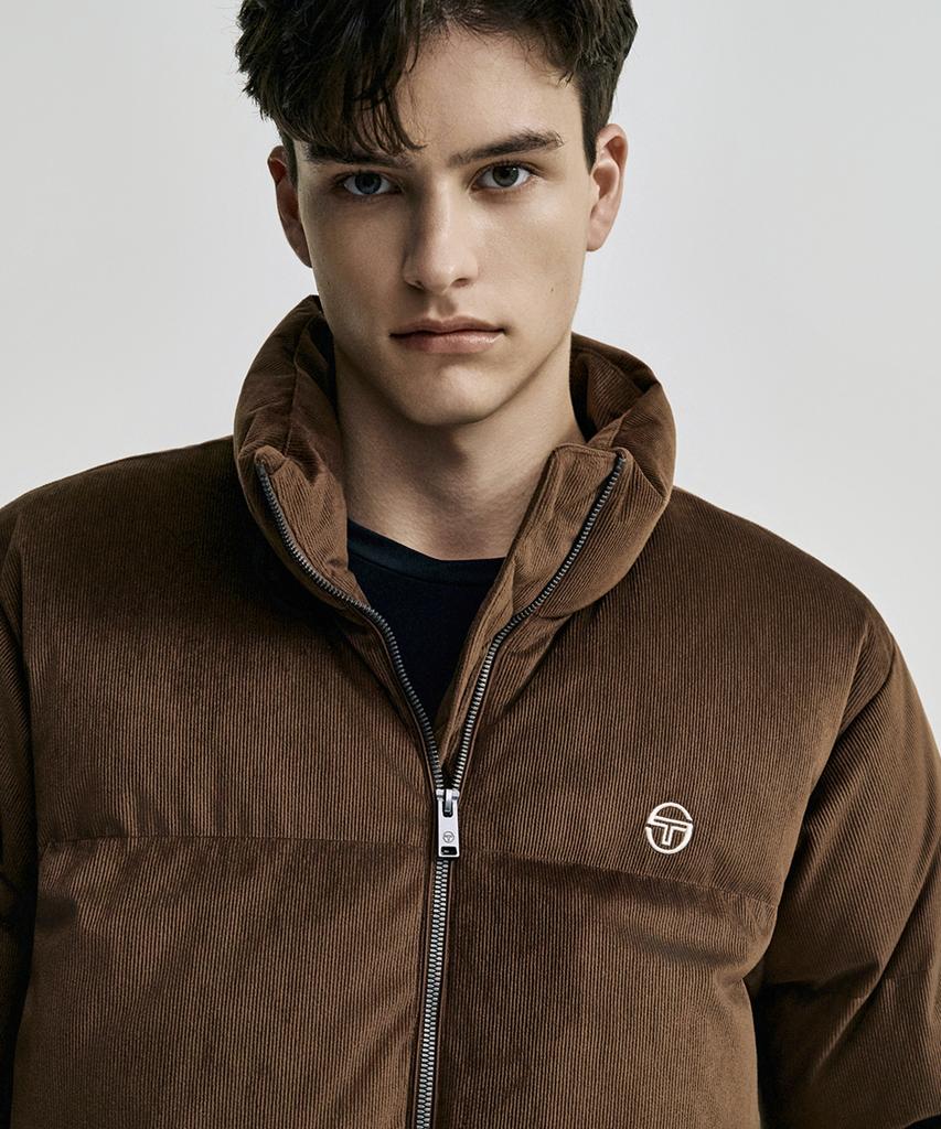 Sergio Tacchini W Classico Corduroy Down Jumper (D.Brown)