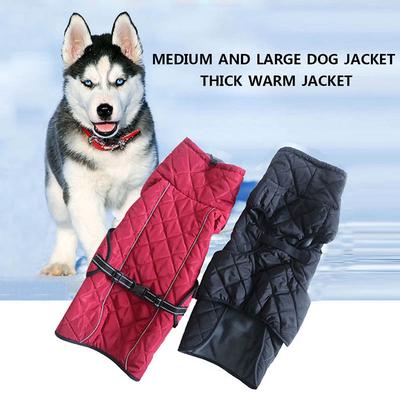 Clothes 1 Coat Winter Soft For Thicken Warm Pcs Dog Pet Accessory Adjustable Supplies