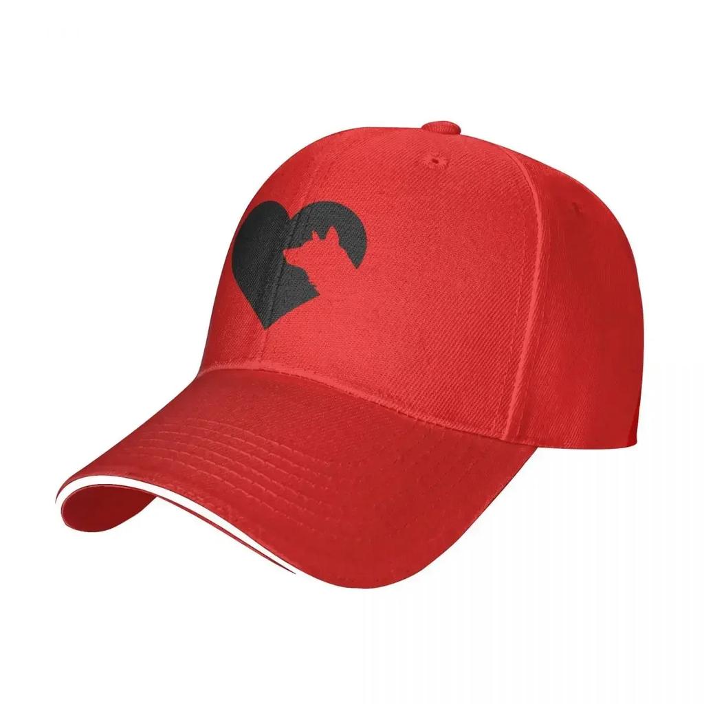 The Heart of the Australian Kelpie Lover Baseball Cap Anime Hat Streetwear Brand Man cap Luxury Brand For Men Womens