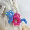 Fashionable Lovely Cartoon Cats Sturdy Plush Charm Pendant Versatile Keyring and Phone Decoration for Trendy Women