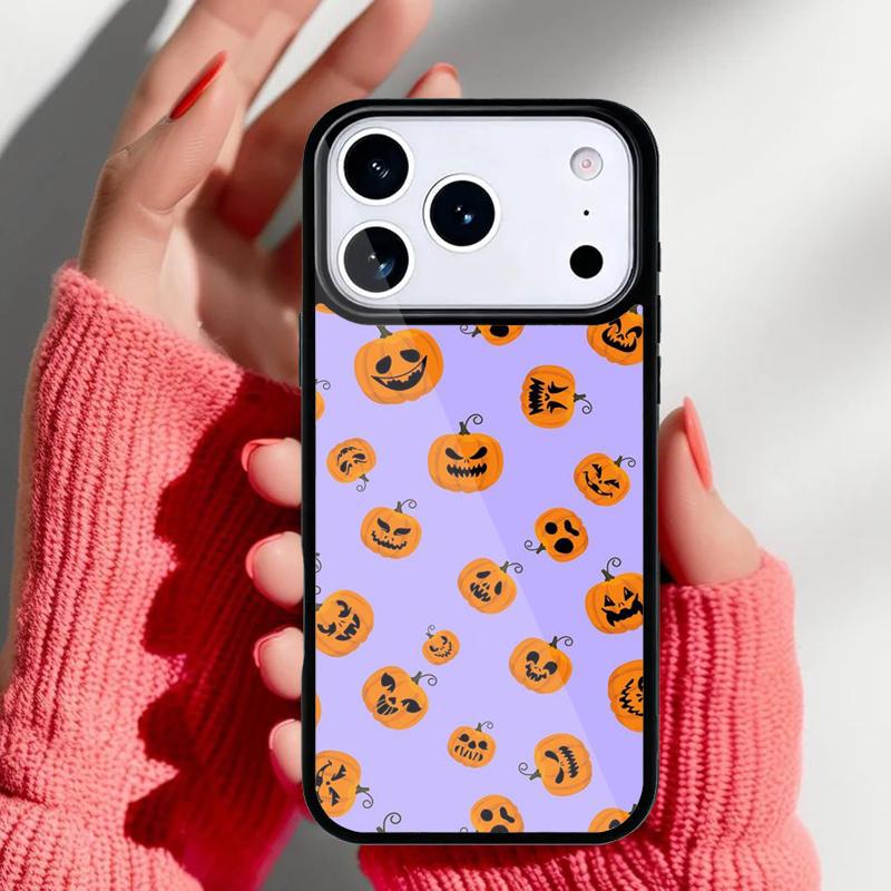 Halloween Pumpkin Phone Case for iPhone 17 16 15 14 13 Pro Max Back Cover for 12 11 Pro Coque