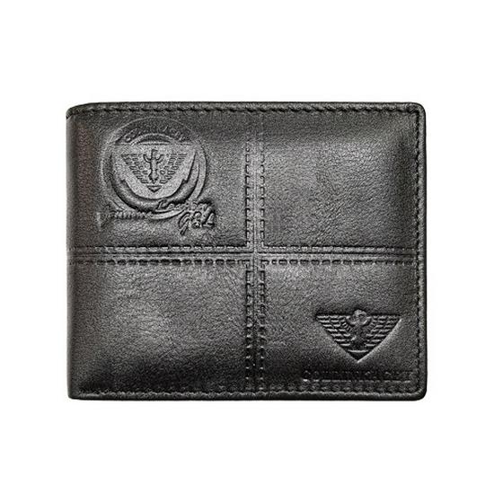 "Men's Casual Cowhide ID & Card Short Wallet"