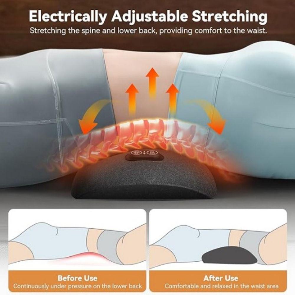 Vibrating Massage 3-in-1 Back Massager Heating Function Lower Back Massager  Car Use