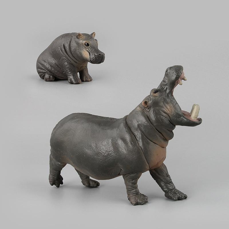 Animal Models Simulation of Wild Animals Toy Models Hippopotamus Models