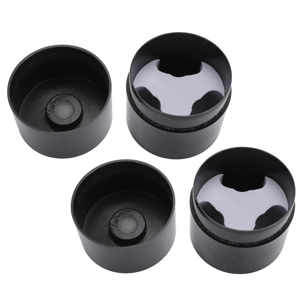 2PCS Nail Glue Storage Jar Portable Leakproof Vacuum Sealing Lash Extension Jar Black
