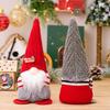 Decor Playful Christmas Red Rudolph Gnome With Pointed Hat For Lively Seasonal Celebrations