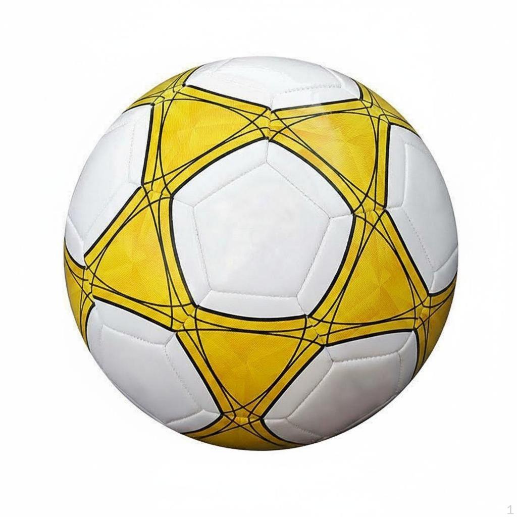 Klassischer Schwarz-Weißer Fußball Offizielle Größe & Gewicht Maschinengenähte Konstruktion
