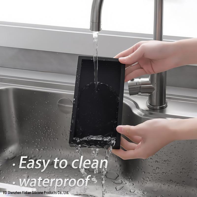 Silicone Storage Tray for Bathroom, Kitchen, Living Room, Vanity, Keys, Cosmetics, Rings