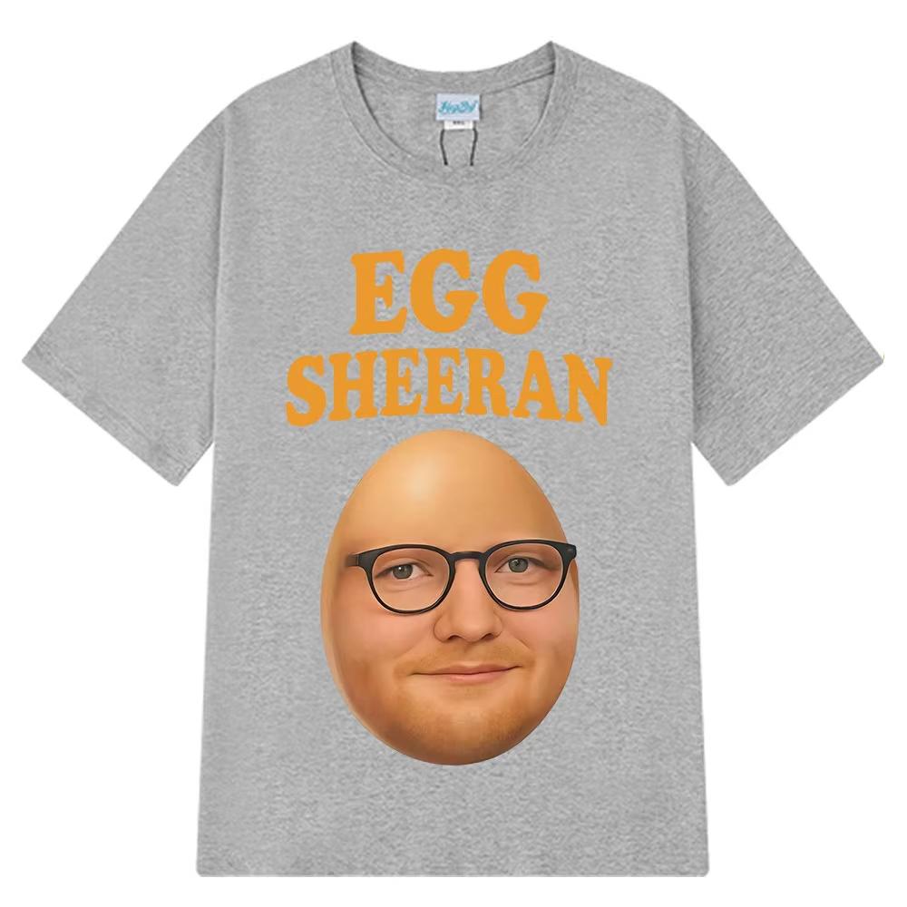 

Camisetas con un divertido patrón egg sheran mee casual camiseta de manga corta de verano y S