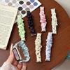 Cloth Scrunchie Strap for Huawei Band 11/ 11 Pro Wristband Polka Dots Fabric Elastic Watchband for Women Huawei Band 11 Bracelet