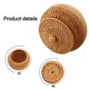 Aufbewahrungsbox Rattan Geflochtener Aufbewahrungskorb Multifunktional Robust Vietnamesische Herbstranke 1 Stück Tragbar Praktisch Mit Deckel Design