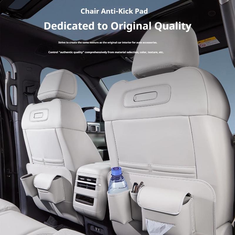 Multi Functional Anti Kick Pad for BYD Ti7 Formula Leopard Titanium 7 Leather Rear Seat Anti Kick Pad Interior Car Accessories