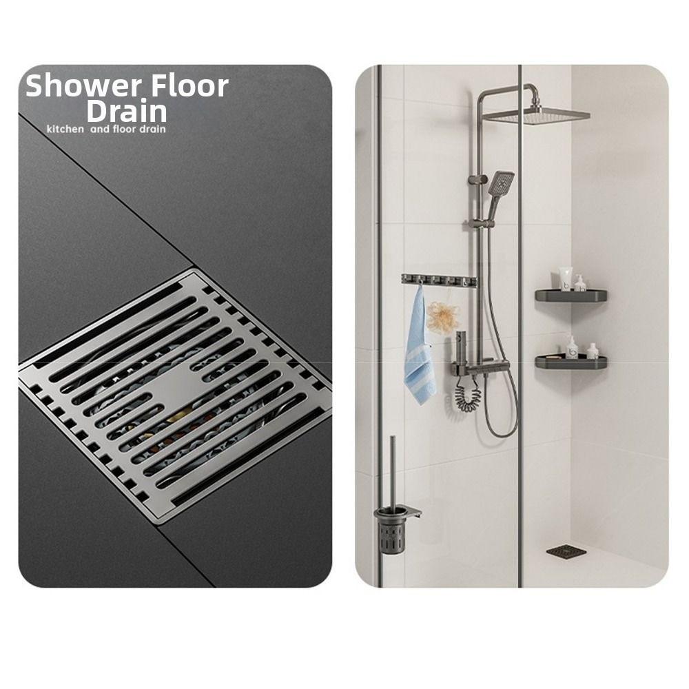 Thickened Drain Valve Cover Anti-Odor Floor Hair Catcher Stainless Steel Floor Drain  Shower Room